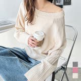 ショート丈オフショルニット | GeeRA | 詳細画像1