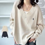 【Ｕ．Ｓ． ＰＯＬＯ ＡＳＳＮ．】Ｖネックニットプルオーバー | GeeRA | 詳細画像1 