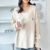 【Ｕ．Ｓ． ＰＯＬＯ ＡＳＳＮ．】Ｖネックニットプルオーバー | GeeRA | 詳細画像2 
