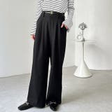 着心地抜群！ハイウエストダブルタックワイドパンツ | GeeRA | 詳細画像7 