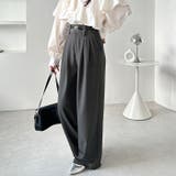 着心地抜群！ハイウエストダブルタックワイドパンツ | GeeRA | 詳細画像23 