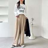 着心地抜群！ハイウエストダブルタックワイドパンツ | GeeRA | 詳細画像53 