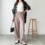 ふわふわあったか！裏起毛リブワイドパンツ | GeeRA | 詳細画像24 