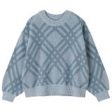 モヘアライクチェック柄ニットプルオーバー | GeeRA | 詳細画像36 