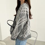 モヘアライクチェック柄ニットプルオーバー | GeeRA | 詳細画像15 