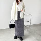 すっきり見え！ベロアプリーツロングスカート | GeeRA | 詳細画像28 