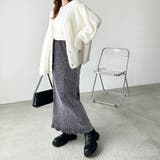 すっきり見え！ベロアプリーツロングスカート | GeeRA | 詳細画像30 