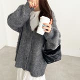 ブークレミックスシャギーカーディガン | GeeRA | 詳細画像16