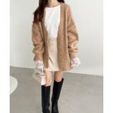 ブークレミックスシャギーカーディガン | GeeRA | 詳細画像24