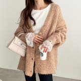 ブークレミックスシャギーカーディガン | GeeRA | 詳細画像27