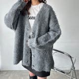 ブークレミックスシャギーカーディガン | GeeRA | 詳細画像19