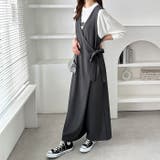 楽ちん！ウエストリボンラップオールインワン | GeeRA | 詳細画像7 