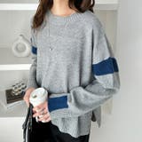 配色ラインニットプルオーバー | GeeRA | 詳細画像11 