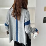 配色ラインニットプルオーバー | GeeRA | 詳細画像12 