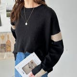 配色ラインニットプルオーバー | GeeRA | 詳細画像8 