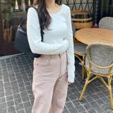 【nelliy.】バックオープンリブトップス | GeeRA | 詳細画像10