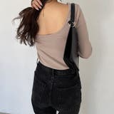 【nelliy.】バックオープンリブトップス | GeeRA | 詳細画像24