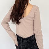 【nelliy.】バックオープンリブトップス | GeeRA | 詳細画像25