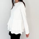 きれいめポンチペプラムティアードカットソー | GeeRA | 詳細画像3