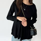 きれいめポンチペプラムティアードカットソー | GeeRA | 詳細画像11