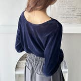 前後2WAYメッシュベロアカットソー | GeeRA | 詳細画像2