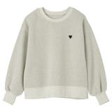 ロゴ＆ハート刺しゅう裏起毛スウェット | GeeRA | 詳細画像56 