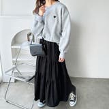 ロゴ＆ハート刺しゅう裏起毛スウェット | GeeRA | 詳細画像13 