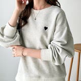 ロゴ＆ハート刺しゅう裏起毛スウェット | GeeRA | 詳細画像26 