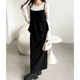 楽ちん！ペプラムキャミワンピース | GeeRA | 詳細画像6 