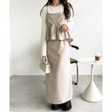 楽ちん！ペプラムキャミワンピース | GeeRA | 詳細画像16 