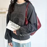 リメイク風刺しゅうロゴスウェット | GeeRA | 詳細画像8