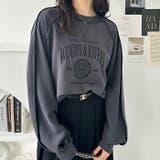 リメイク風刺しゅうロゴスウェット | GeeRA | 詳細画像4