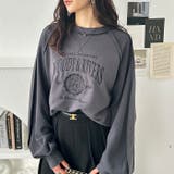 リメイク風刺しゅうロゴスウェット | GeeRA | 詳細画像5