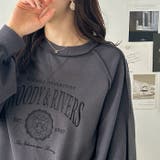 リメイク風刺しゅうロゴスウェット | GeeRA | 詳細画像6