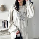 リメイク風刺しゅうロゴスウェット | GeeRA | 詳細画像10