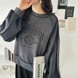 リメイク風刺しゅうロゴスウェット | GeeRA | 詳細画像7