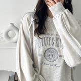 リメイク風刺しゅうロゴスウェット | GeeRA | 詳細画像8