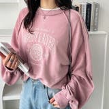 リメイク風刺しゅうロゴスウェット | GeeRA | 詳細画像15