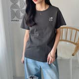 綿100%ワンポイントハート刺しゅうTシャツ | GeeRA | 詳細画像41