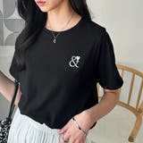 綿100%ワンポイントハート刺しゅうTシャツ | GeeRA | 詳細画像24