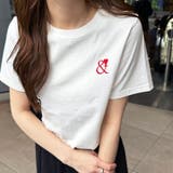 綿100%ワンポイントハート刺しゅうTシャツ | GeeRA | 詳細画像8