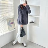 配色ステッチスラブシアーカットソー | GeeRA | 詳細画像32 