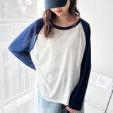 ラグラン切替配色スラブシアーカットソー | GeeRA | 詳細画像21 