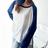 ラグラン切替配色スラブシアーカットソー | GeeRA | 詳細画像22 