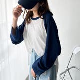 ラグラン切替配色スラブシアーカットソー | GeeRA | 詳細画像20 