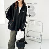 【FIRST MOOD】ロゴ刺しゅうライントラックジャケット | GeeRA | 詳細画像3 