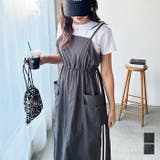 【FIRST MOOD】サイドラインドロストキャミワンピース | GeeRA | 詳細画像1