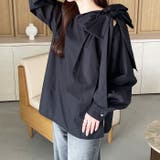 【YOUING.】ショルダーリボンブラウス | GeeRA | 詳細画像15