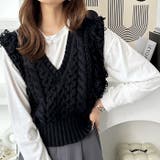 フリンジニットベスト | GeeRA | 詳細画像7