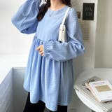 前後2WAYリボンペプラムチュニックブラウス | GeeRA | 詳細画像33